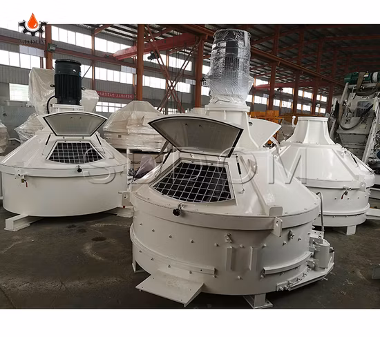 Mini mezclador de concreto portátil sistema planetario de carga automática